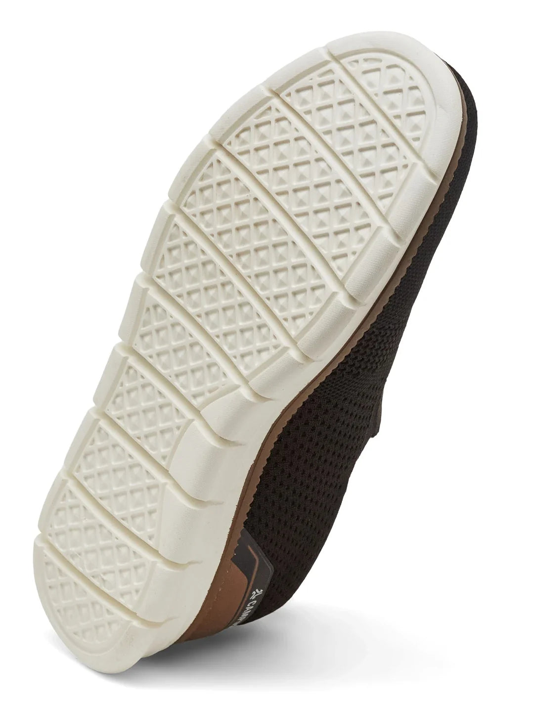 Campus CHAT Black Mens Walking Shoes