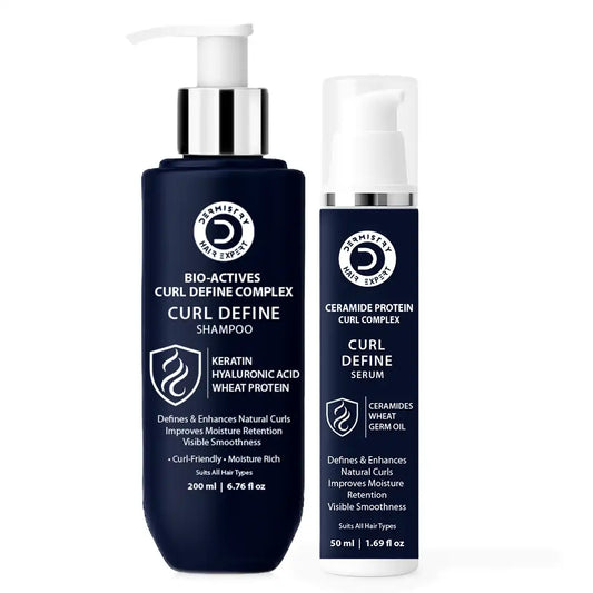 Dermistry Hair Expert Curl Define Shampoo and Serum Duo