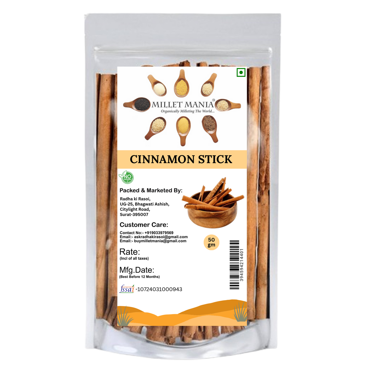 Millet Mania Cinnamon Stick