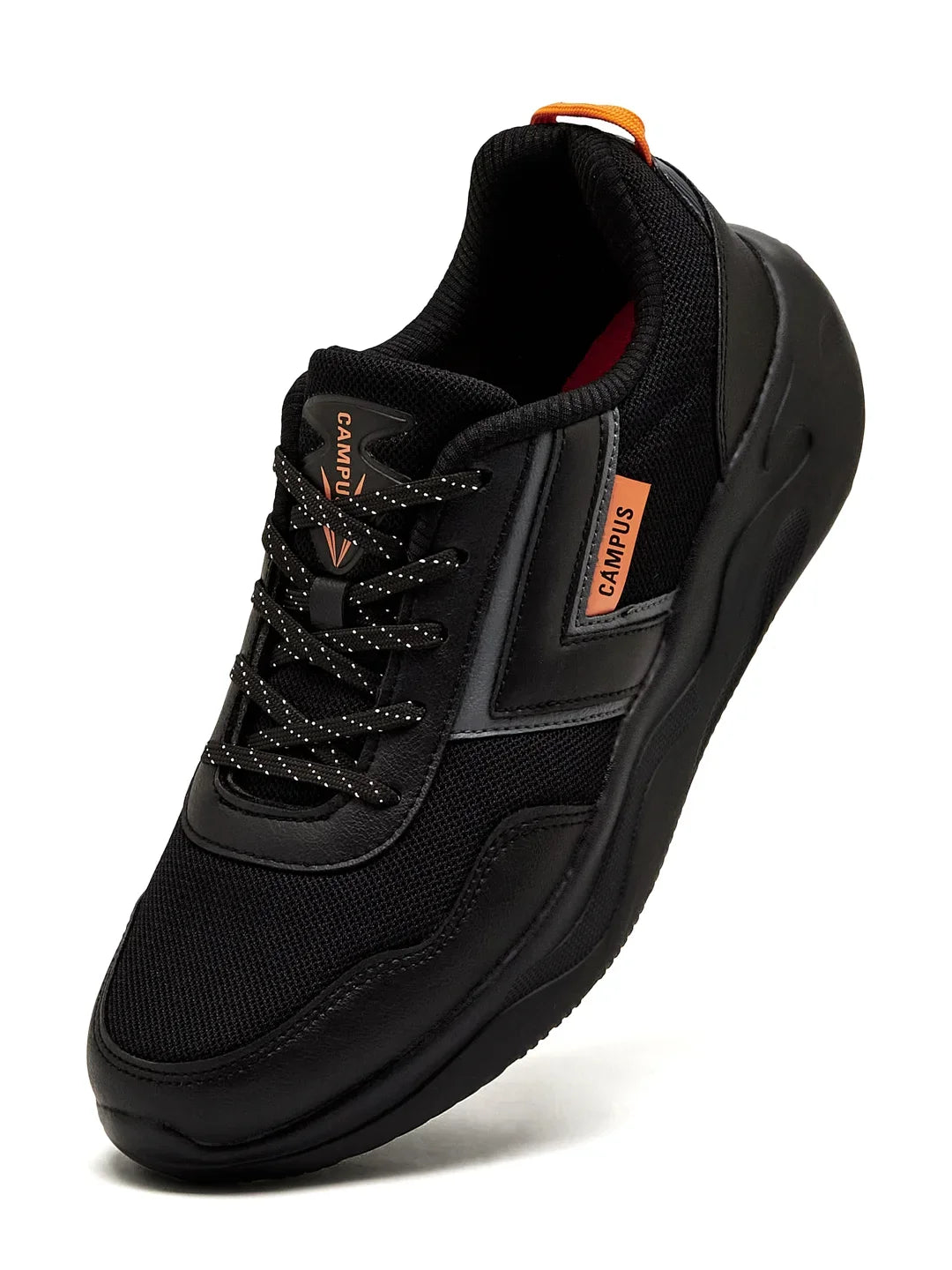 Campus CIPHER Black Mens Sneakers