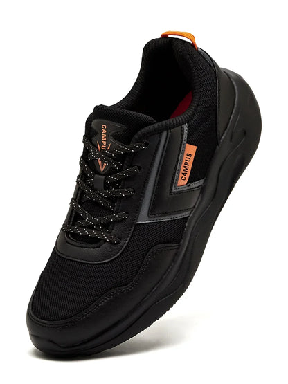 Campus CIPHER Black Mens Sneakers