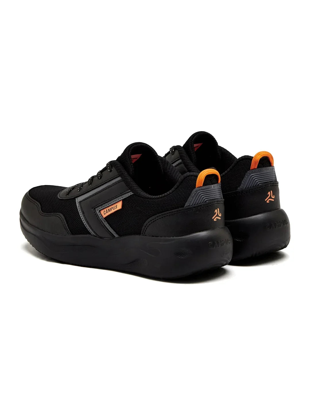 Campus CIPHER Black Mens Sneakers