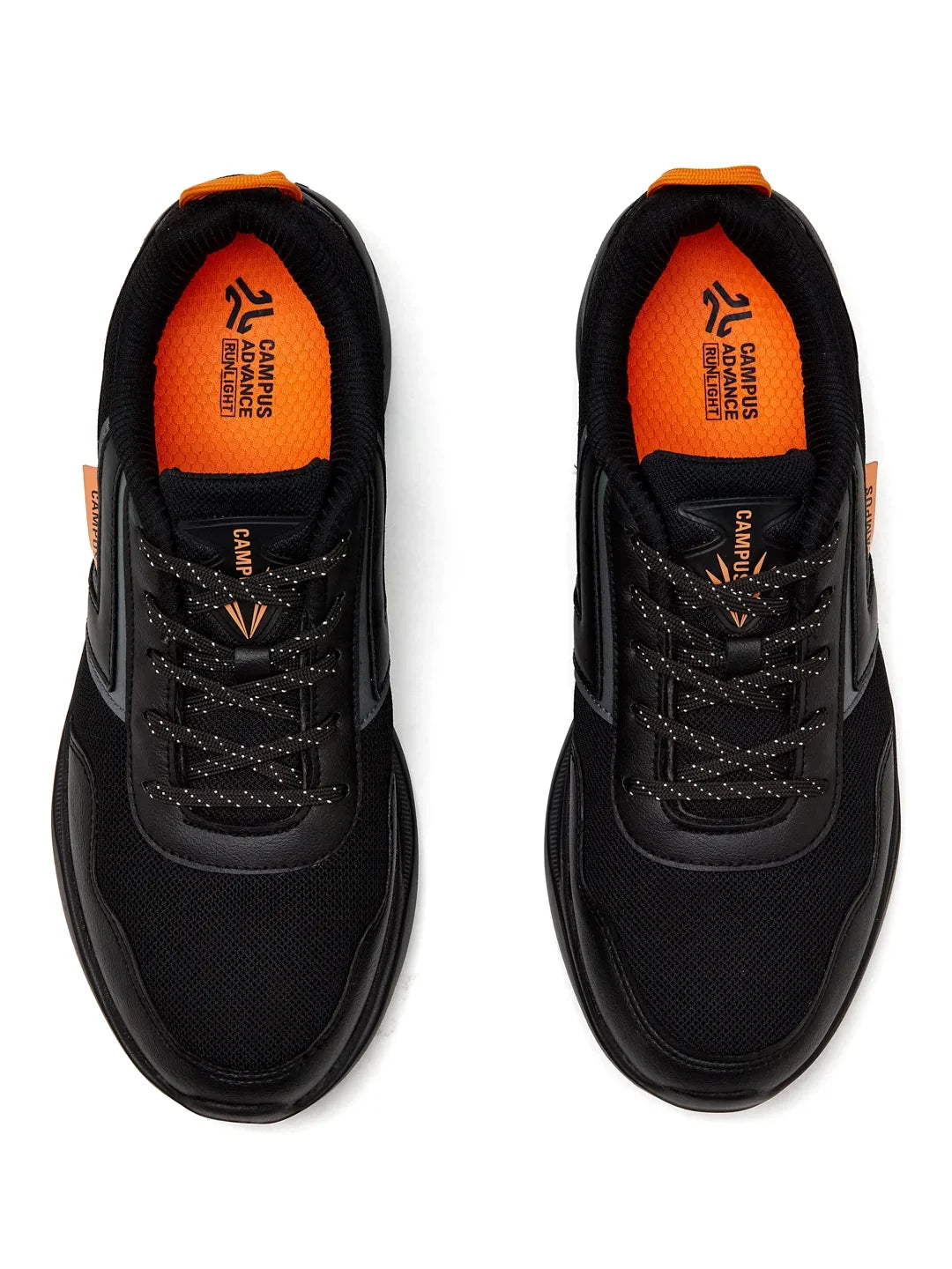 Campus CIPHER Black Mens Sneakers