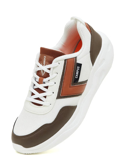 Campus CIPHER White Mens Sneakers