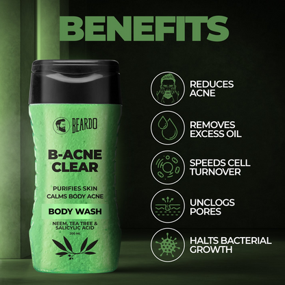 Beardo B-Acne Clear Body Wash 200ml