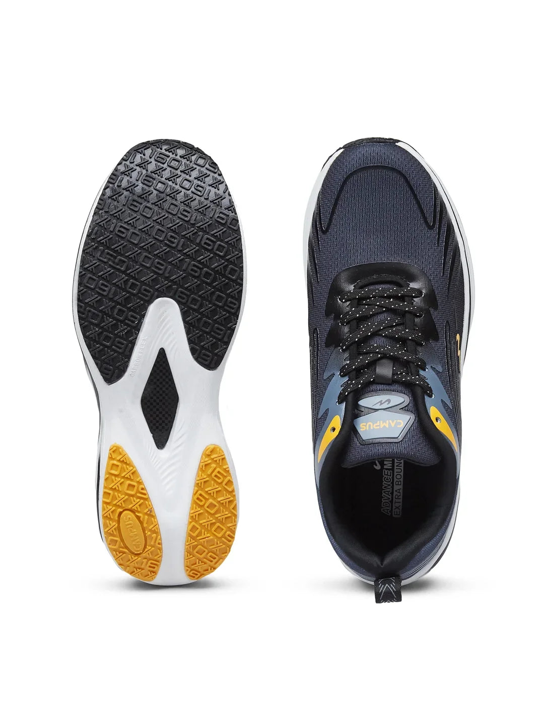 Campus COLLAB Black Mens Running Shoes