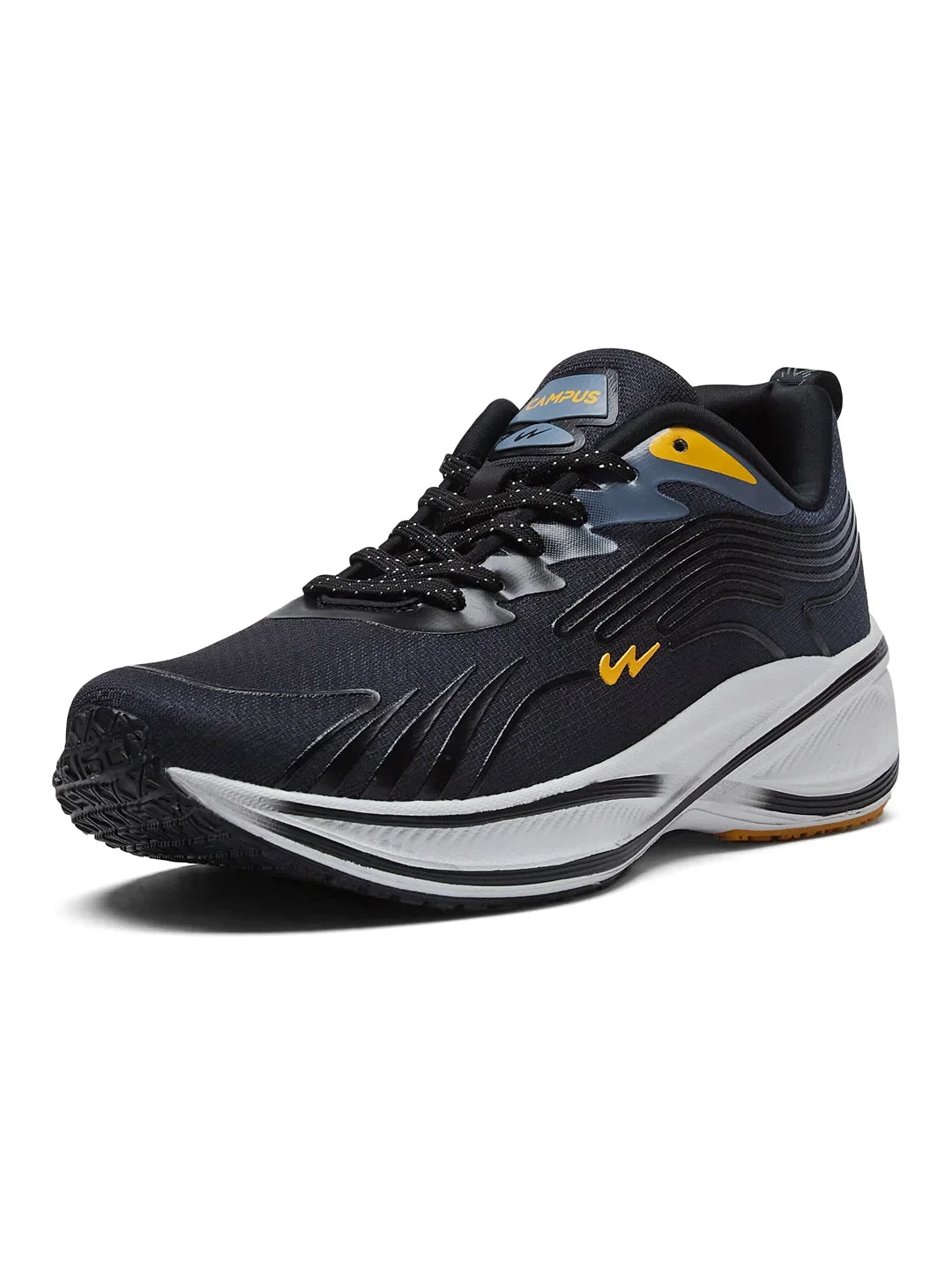 Campus COLLAB Black Mens Running Shoes