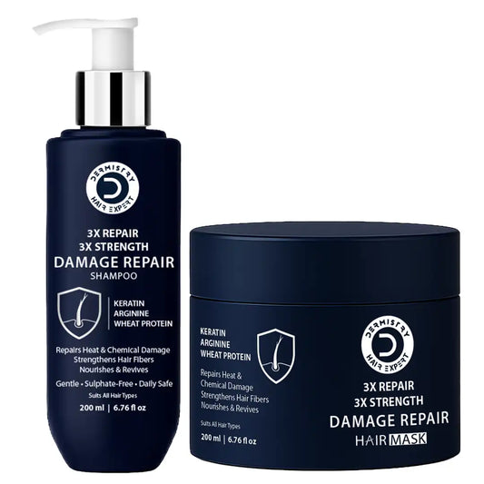 Dermistry Hair Expert Damage Repair Shampoo and Hair Mask Duo