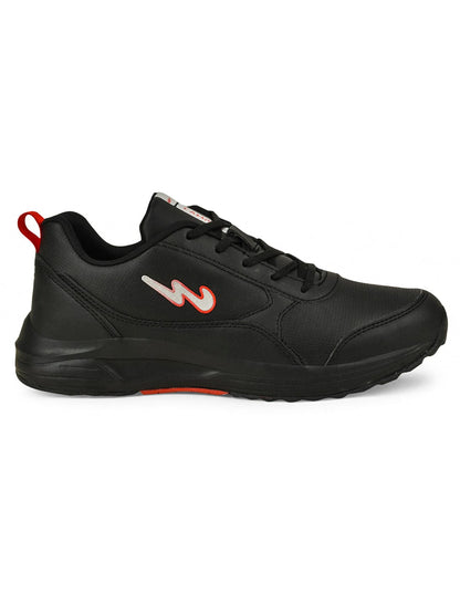 Campus COMET Black Mens Running Shoes
