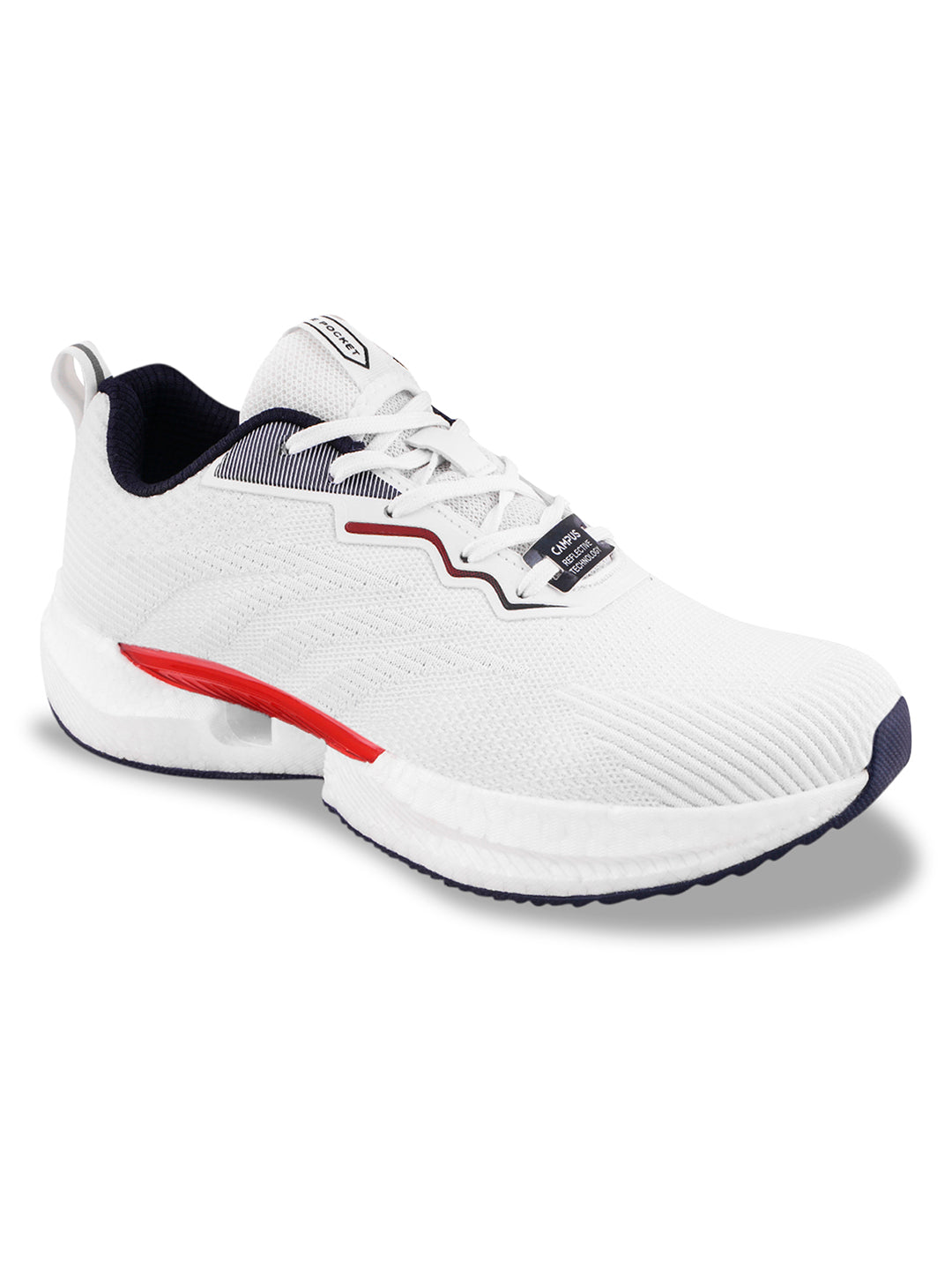 Campus CORA White Mens Running Shoes