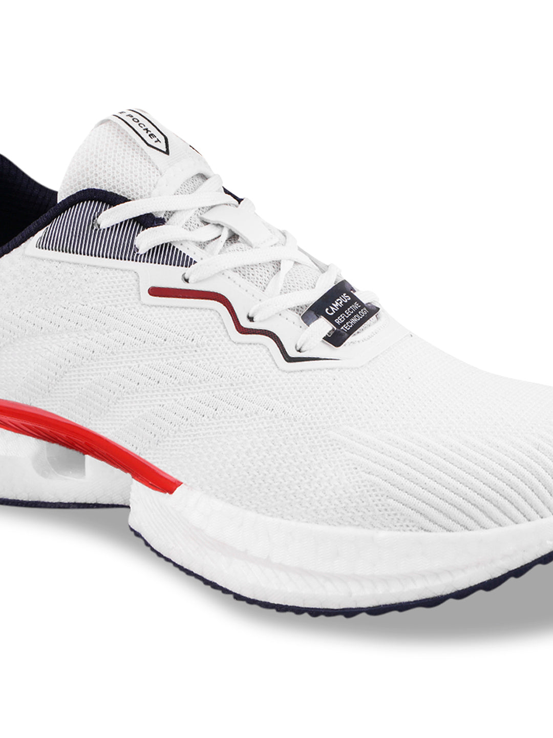 Campus CORA White Mens Running Shoes