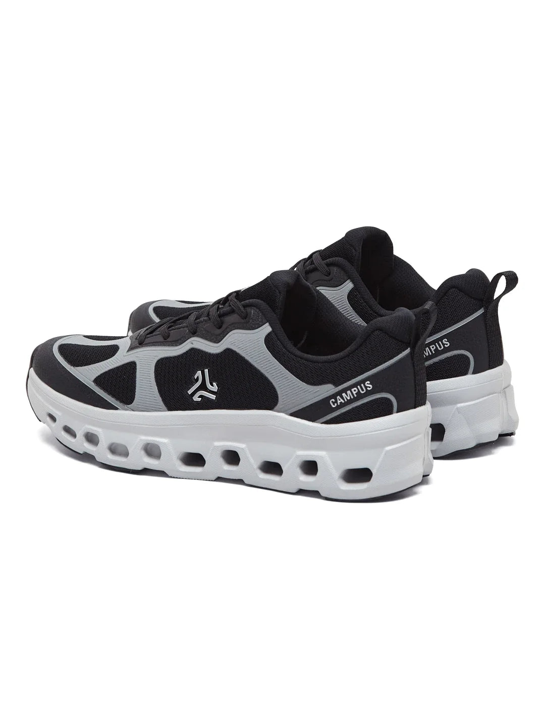Campus CRUNK Black Mens Running Shoes