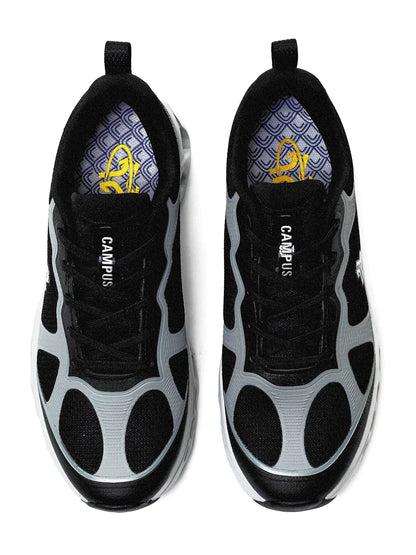 Campus CRUNK Black Mens Running Shoes