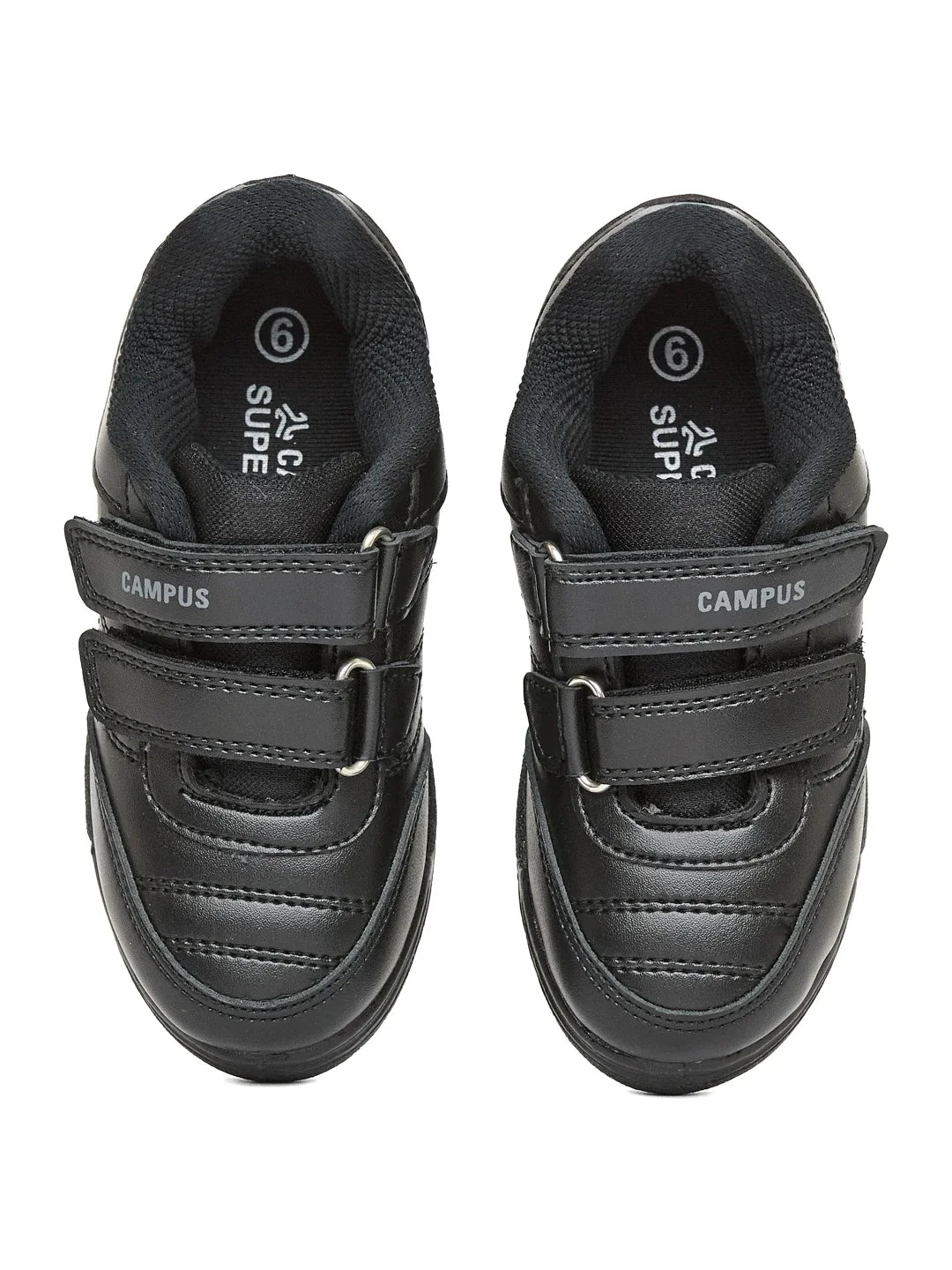 Campus CS 26101V Black Kids School Shoes