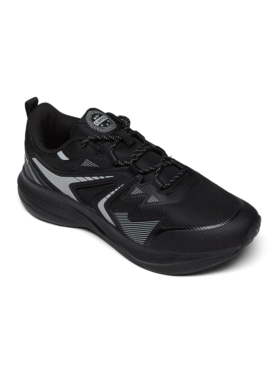 Campus CUSTOM Black Mens Running Shoes