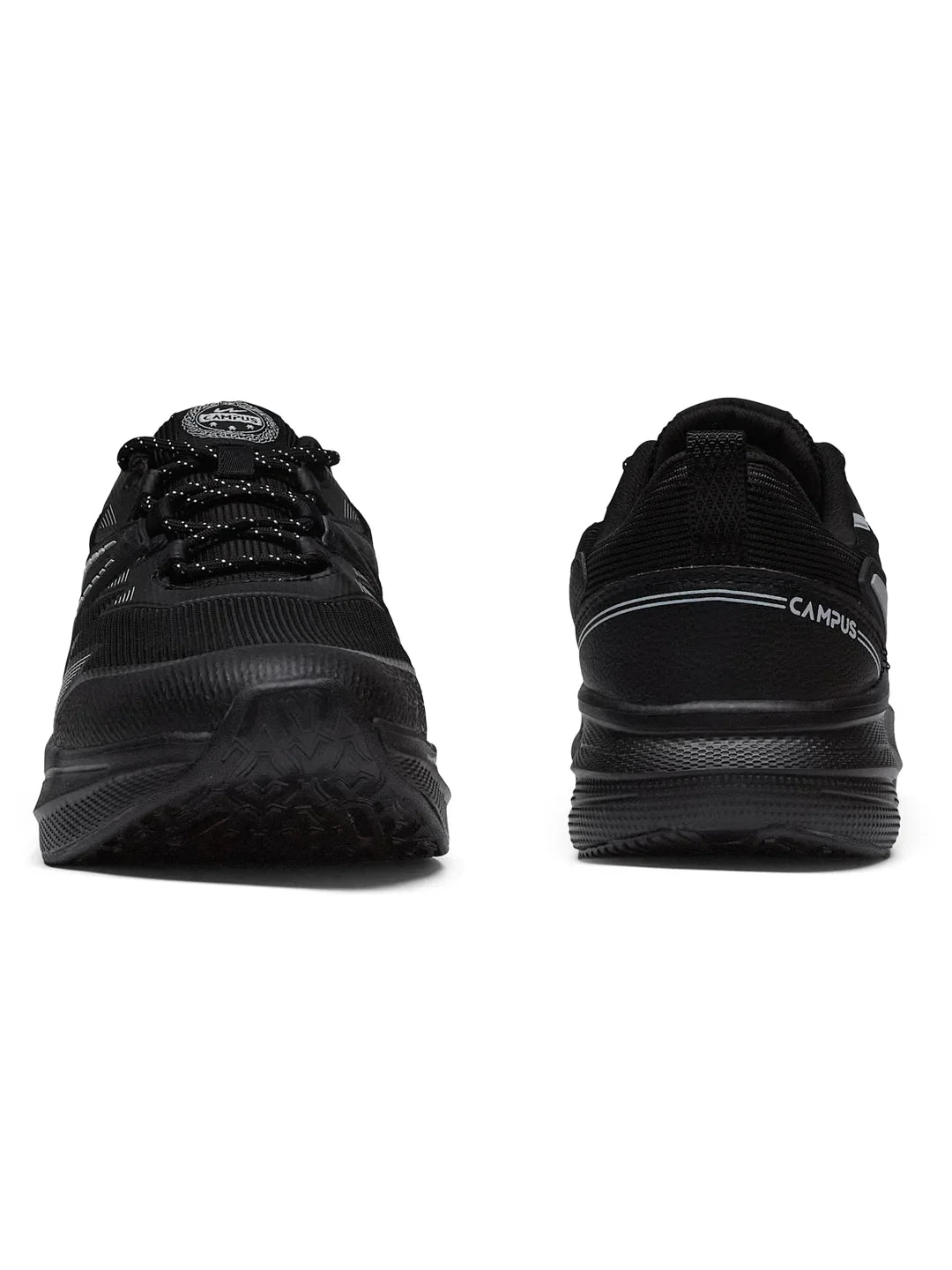 Campus CUSTOM Black Mens Running Shoes