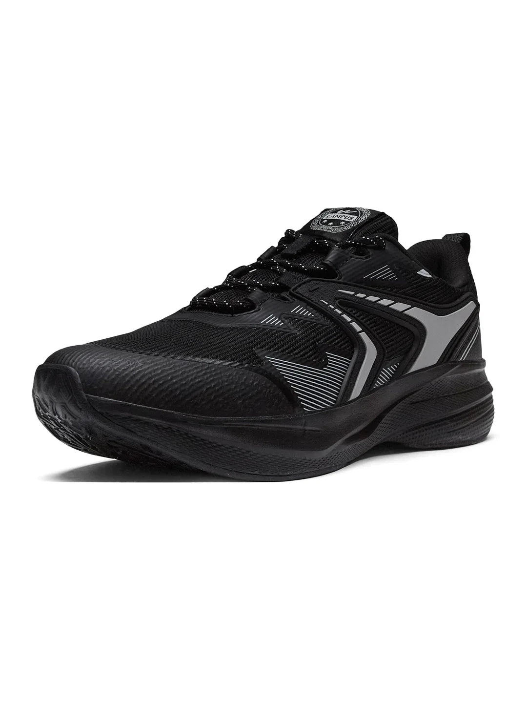 Campus CUSTOM Black Mens Running Shoes