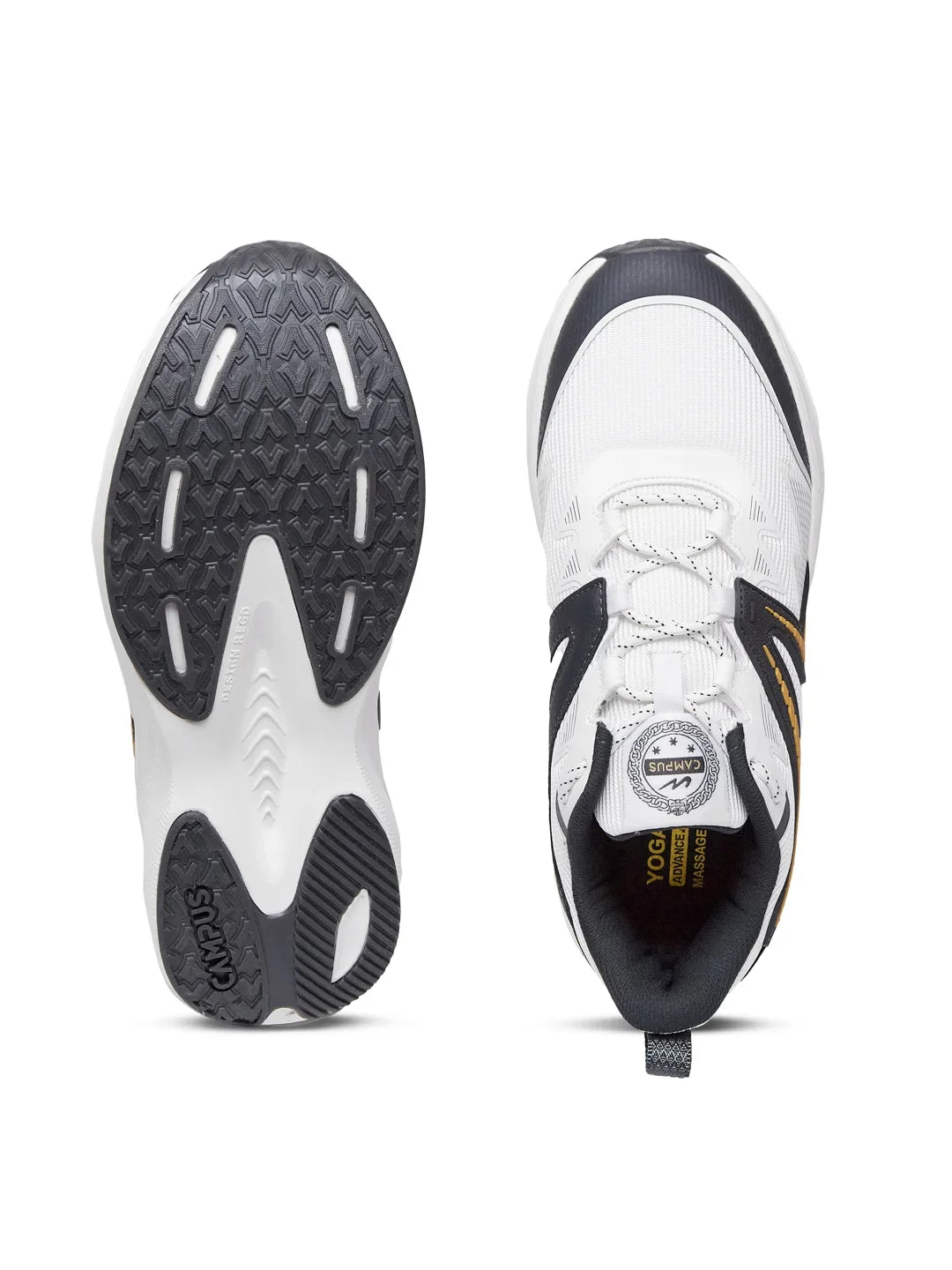 Campus CUSTOM White Mens Running Shoes