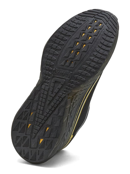 Campus CYRON Black Mens Running Shoes