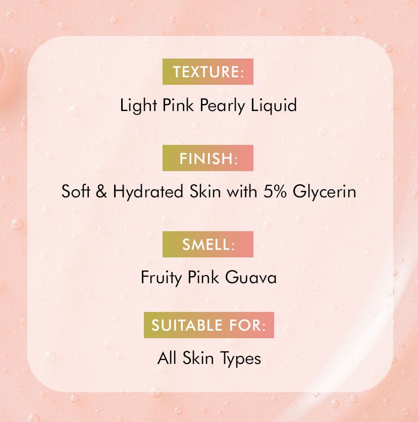 MCaffeine Guava Tini De-Tan Body Wash