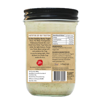 Nutty Yogi Cashew Butter 200g