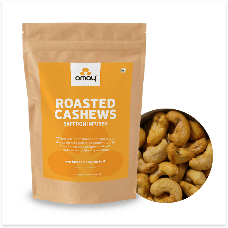 Omay Foods Roasted Cashews - Classic Salted, 400g