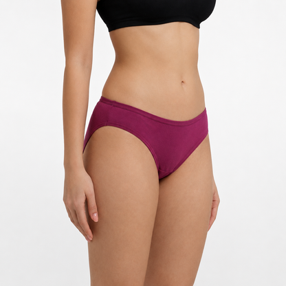 Heelium Bamboo Underwear Bikini for Women - Pack of 1
