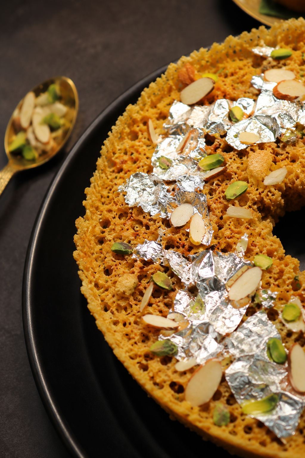 Prakruthi Rajasthani Ghewar Sweet - Made with Cow Ghee & Dry Fruits