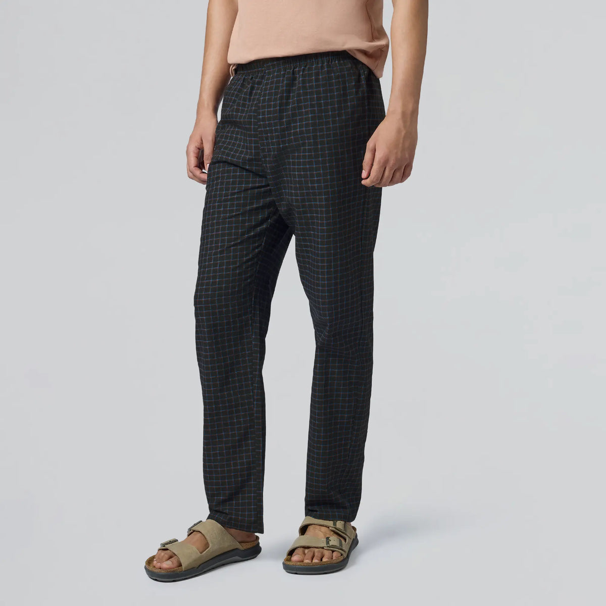 XYXX Checkmate Combed Cotton Pyjamas Charcoal Black - view 2