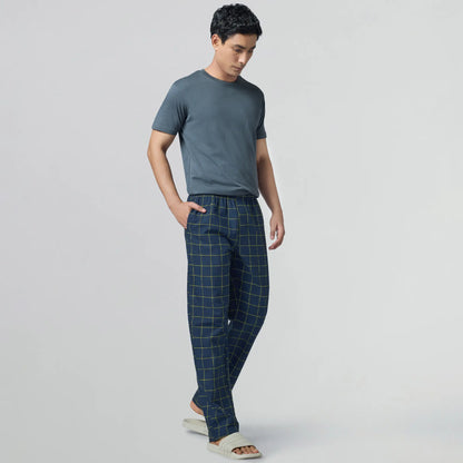 XYXX Checkmate Combed Cotton Pyjamas Lemon Burst - view 4