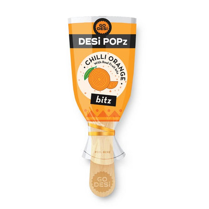 Go Desi Chilli Orange Popz Bitz 50 Pcs