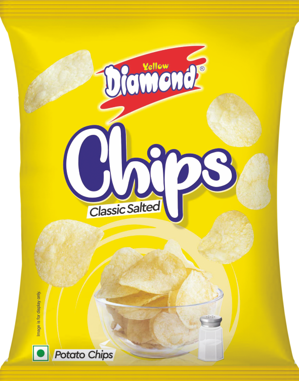 Yellow Diamond Classic Salted Potato Chips - PUSHMYCART