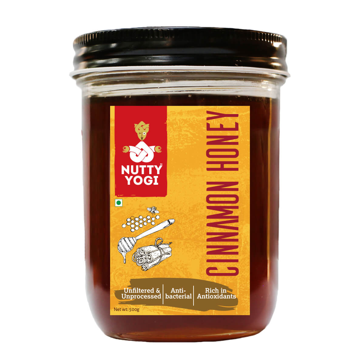 Nutty Yogi Cinnamon Honey 500gm