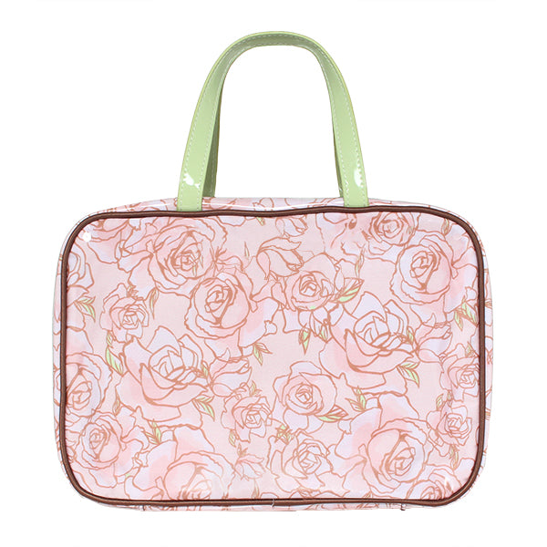 Versatile Pixi Rose cosmetic case, perfect for organizing your daily routine or travel.