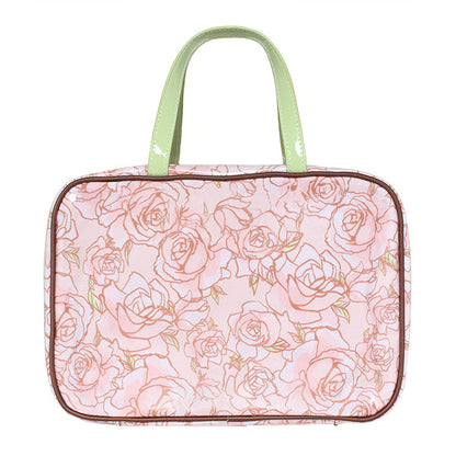Versatile Pixi Rose cosmetic case, perfect for organizing your daily routine or travel.