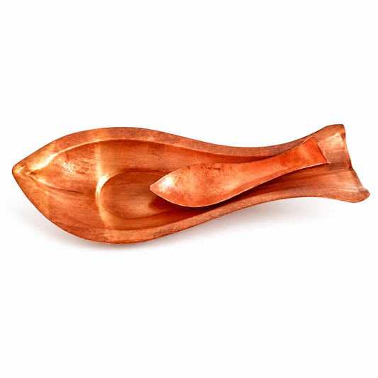 Copper Kosha Kushi Set for Shanti Jal |Tamra Arghya Patra for Puja