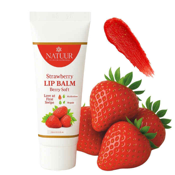 Natuur Lip Balm Strawberry Berry Soft 10gm