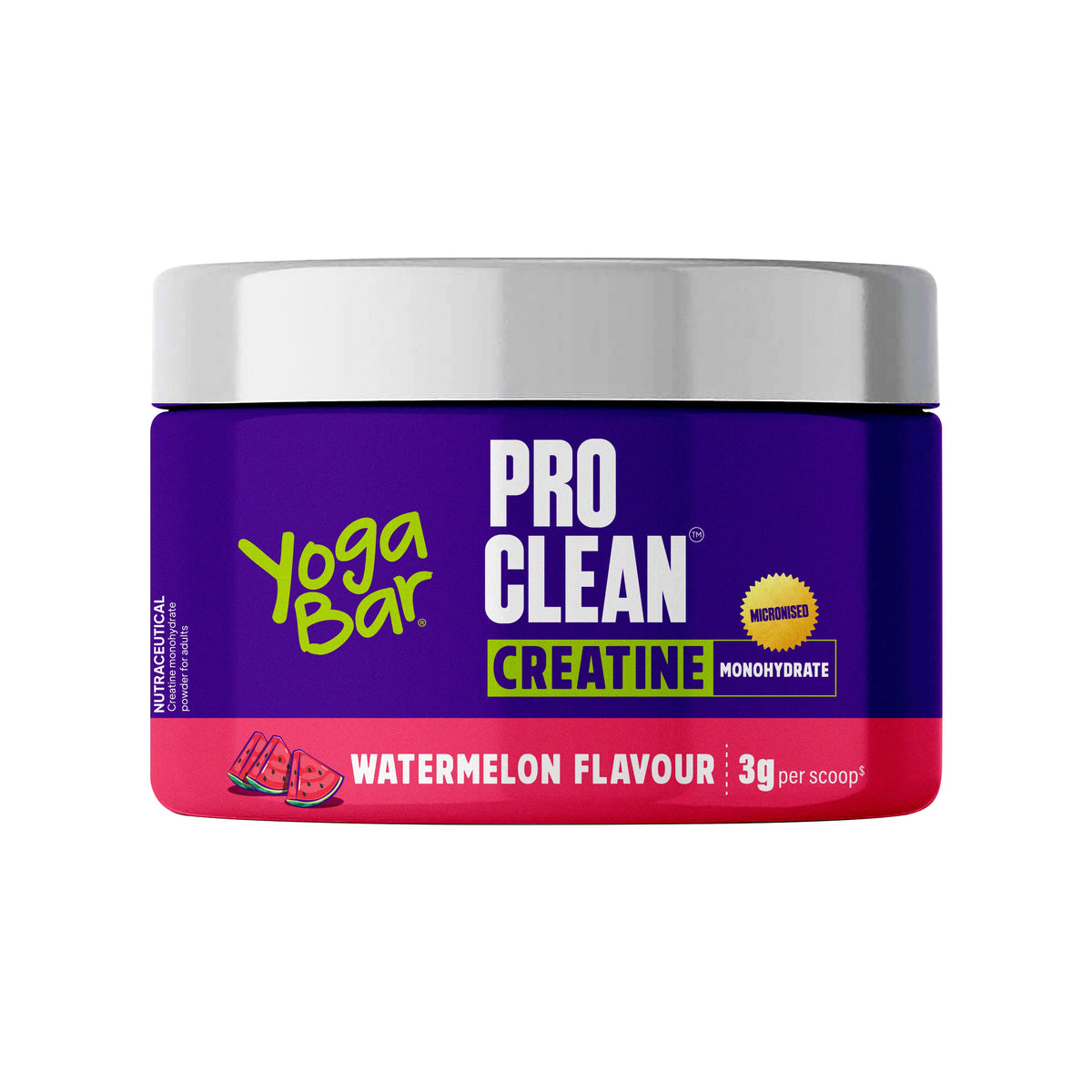 Yoga Bar Micronised Creatine Monohydrate - Watermelon - 3g per scoop