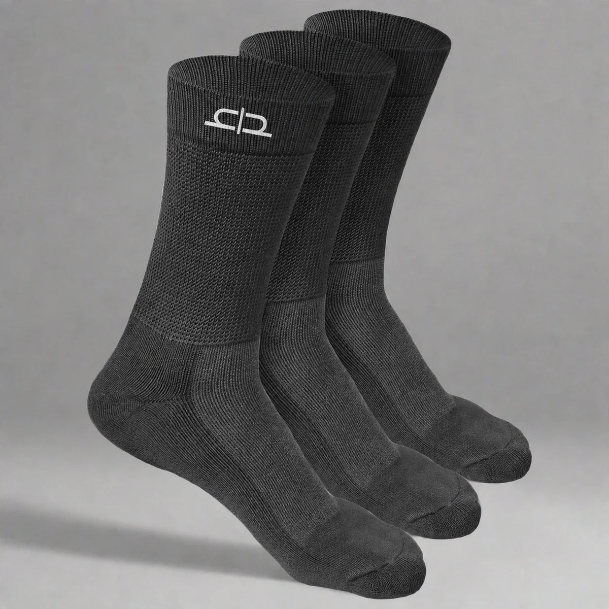 Heelium Bamboo Men Crew Socks (Soft Elastane) - 3 Pairs