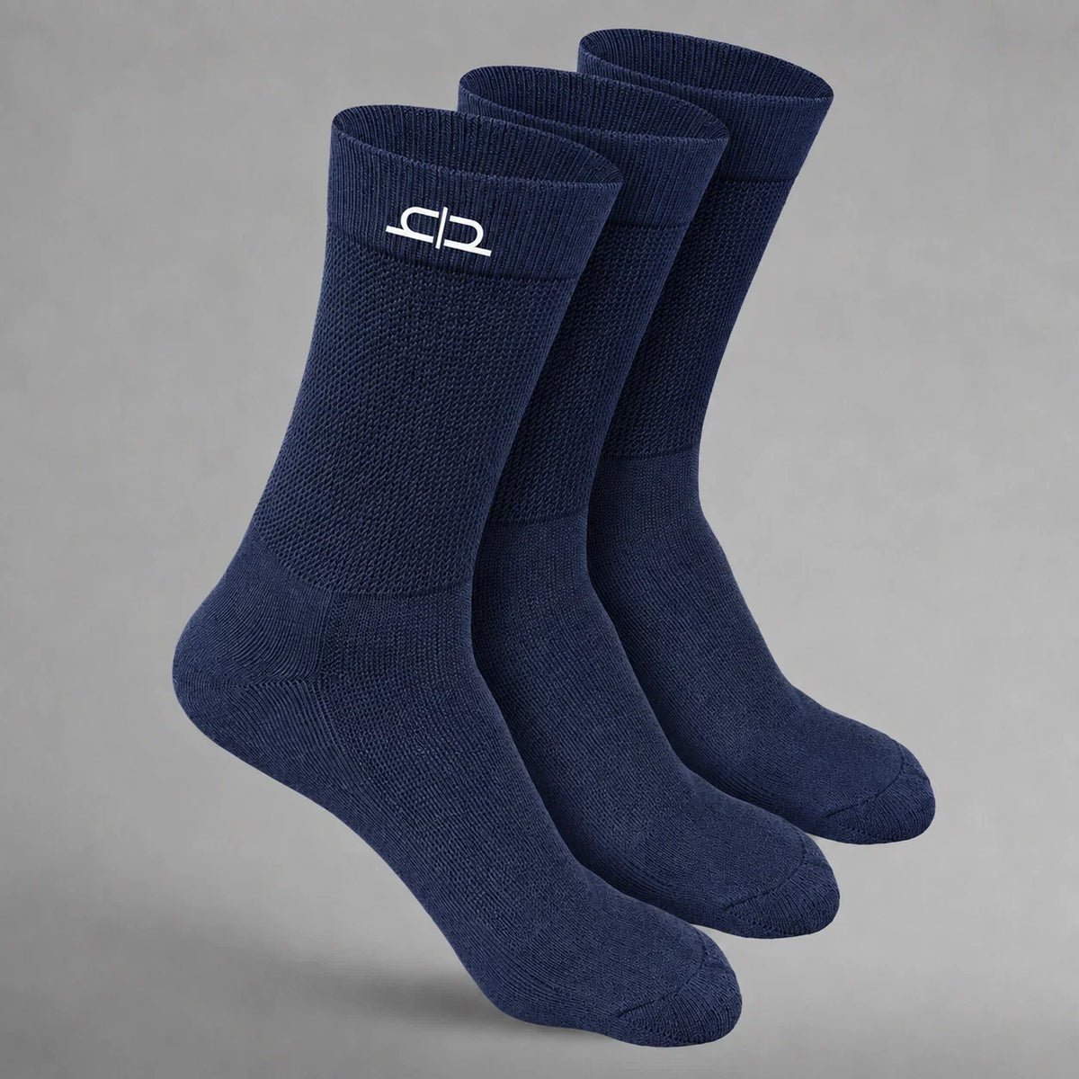 Heelium Bamboo Men Crew Socks (Soft Elastane) - 3 Pairs