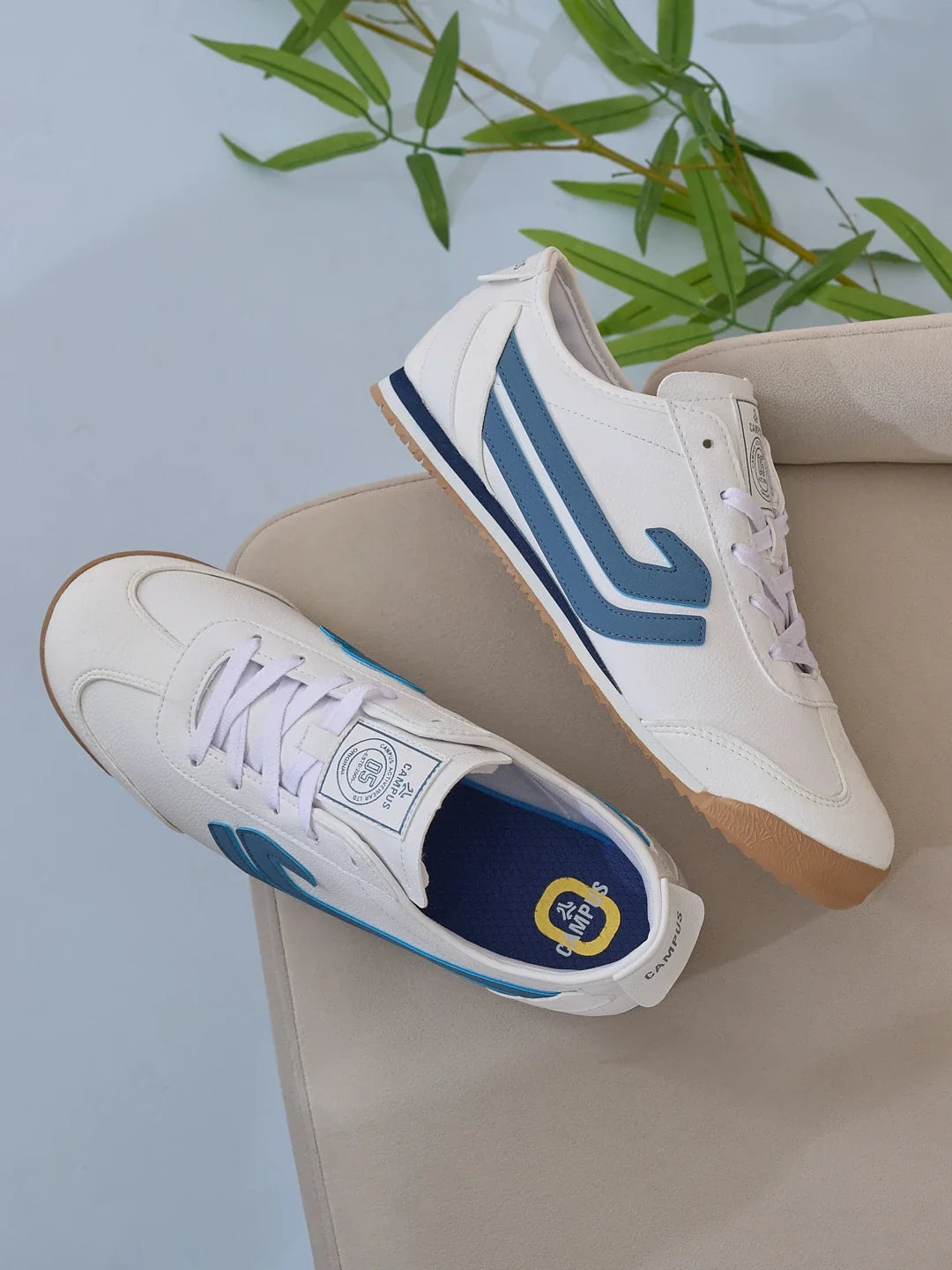 Campus DENARO White Mens Sneakers