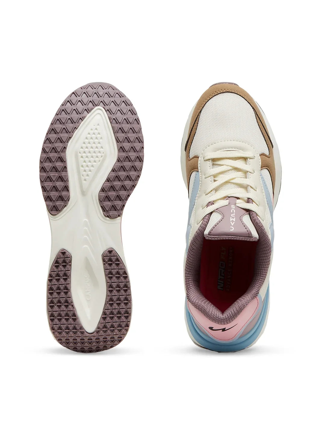 Campus DERBI Off White Womens Sneakers