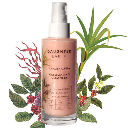 Daughter earth  aha-bha-pha-exfoliating-cleanser