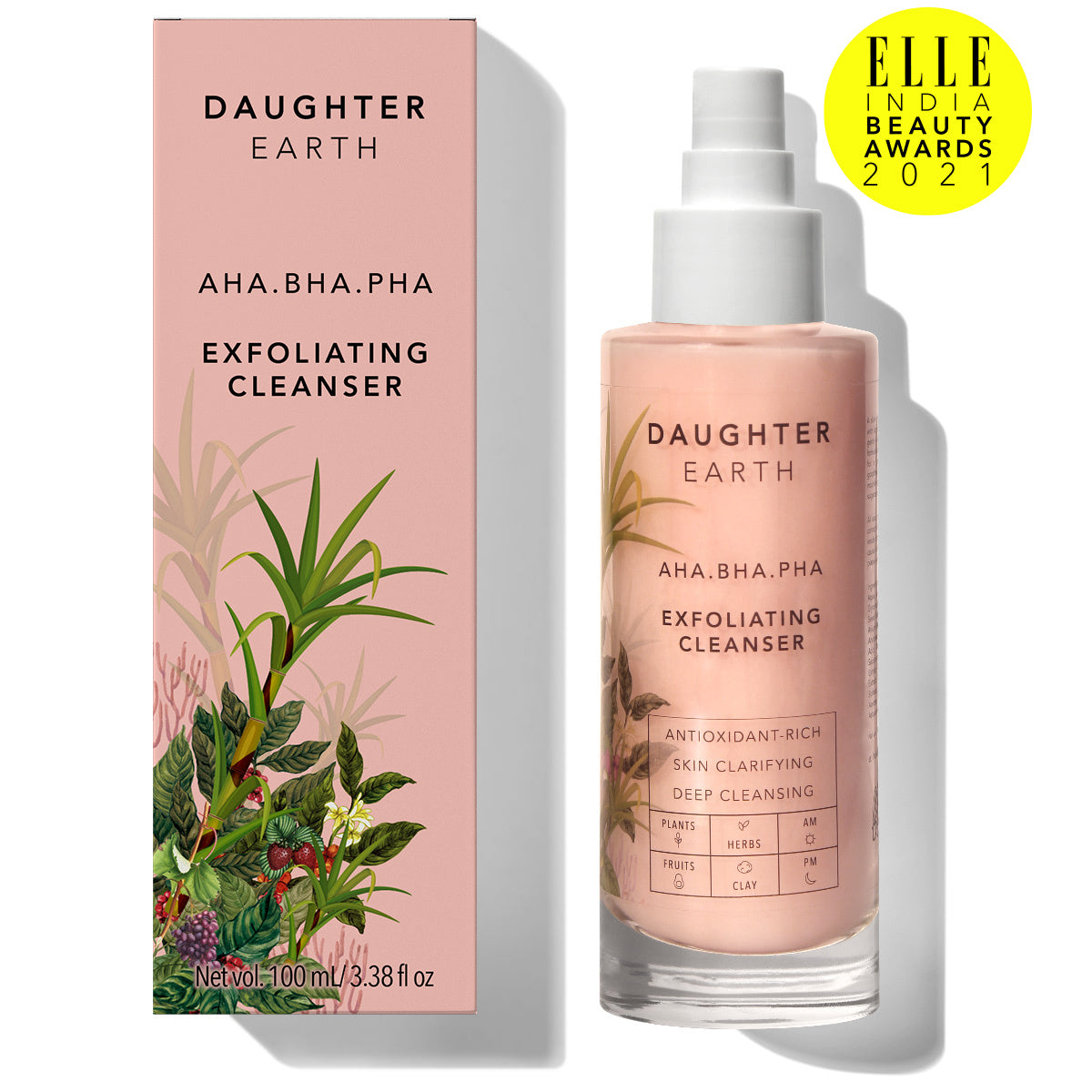 Daughter earth  aha-bha-pha-exfoliating-cleanser