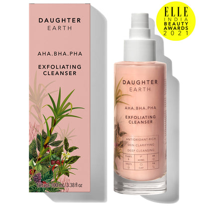 Daughter earth  aha-bha-pha-exfoliating-cleanser