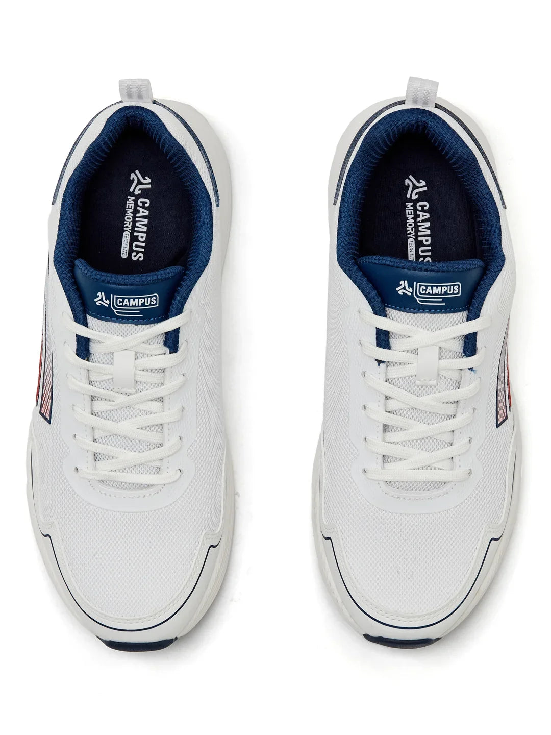 Campus DIRECT White Mens Running Shoes