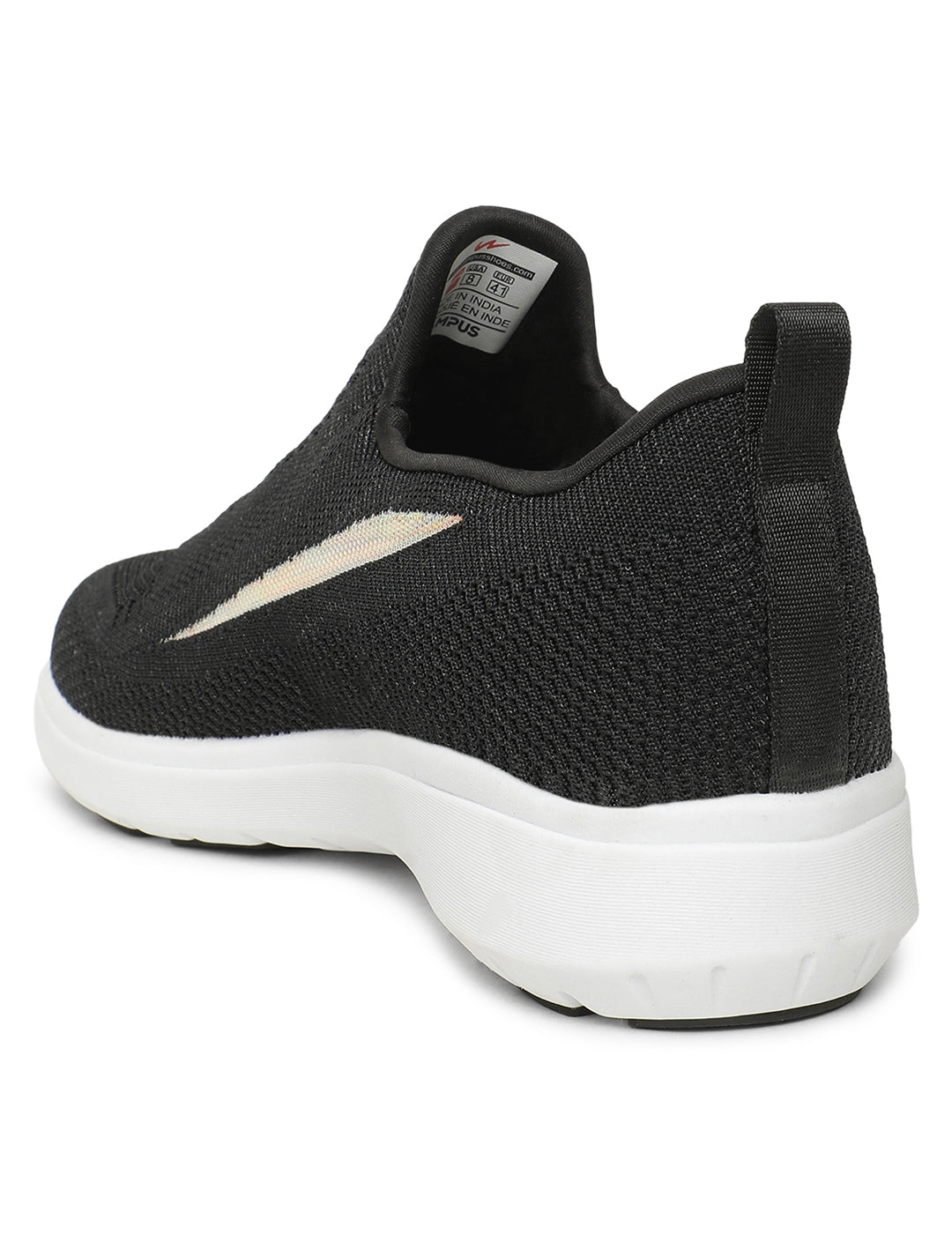 Campus DRAFT Black Mens Walking Shoes