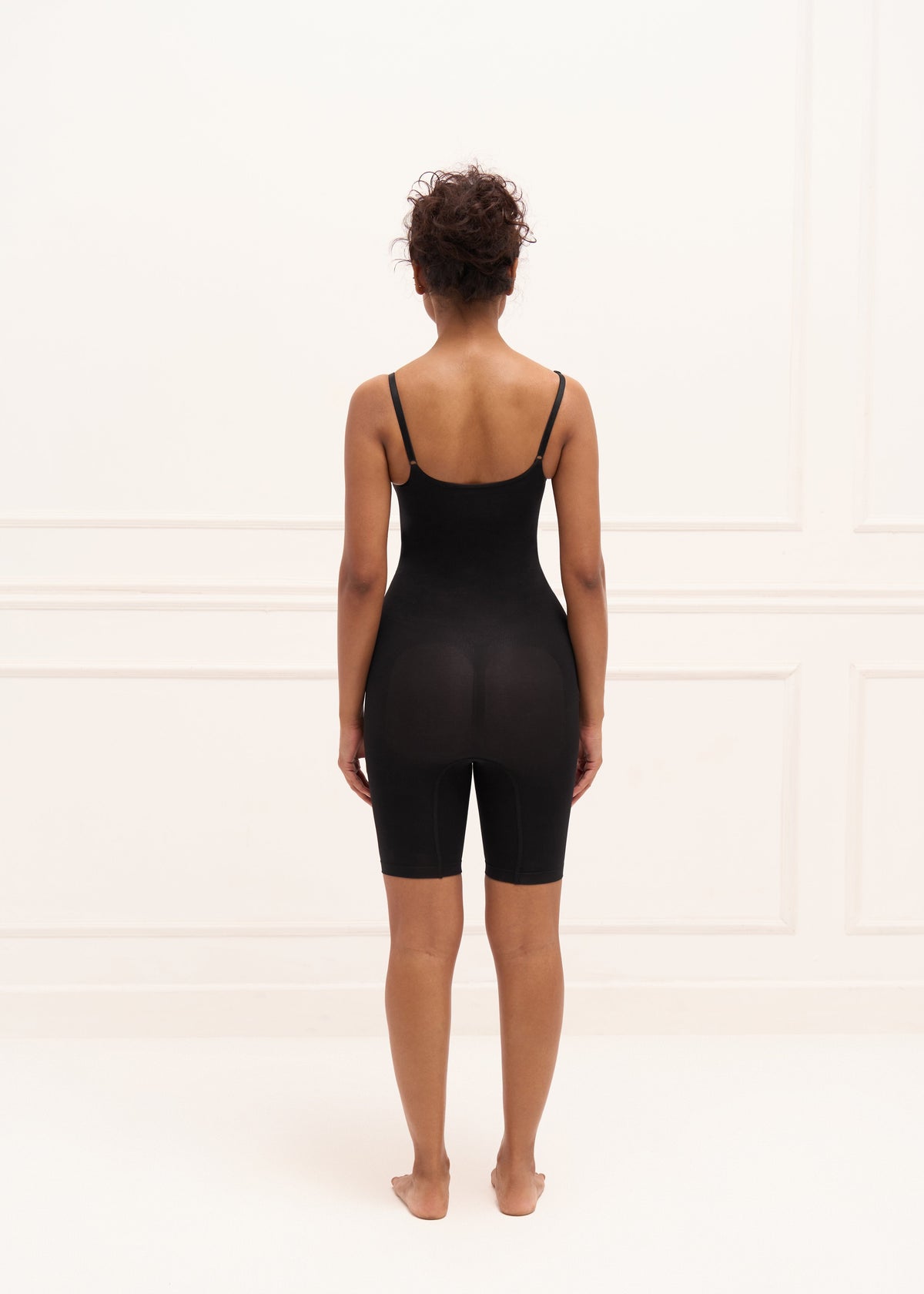 UNDERNEAT Mid Thigh Bodysuit - Black - view 6