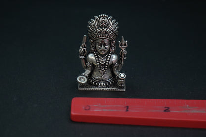 Pure Silver Antique Nakoda Bhairav 82.18G By Mahita Collections - PUSHMYCART