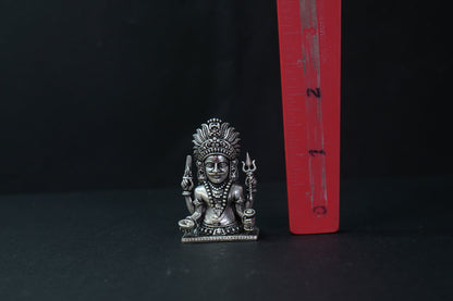 Pure Silver Antique Nakoda Bhairav 82.18G By Mahita Collections - PUSHMYCART